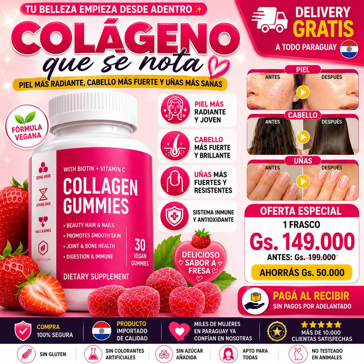 GOMITAS DE COLAGENO