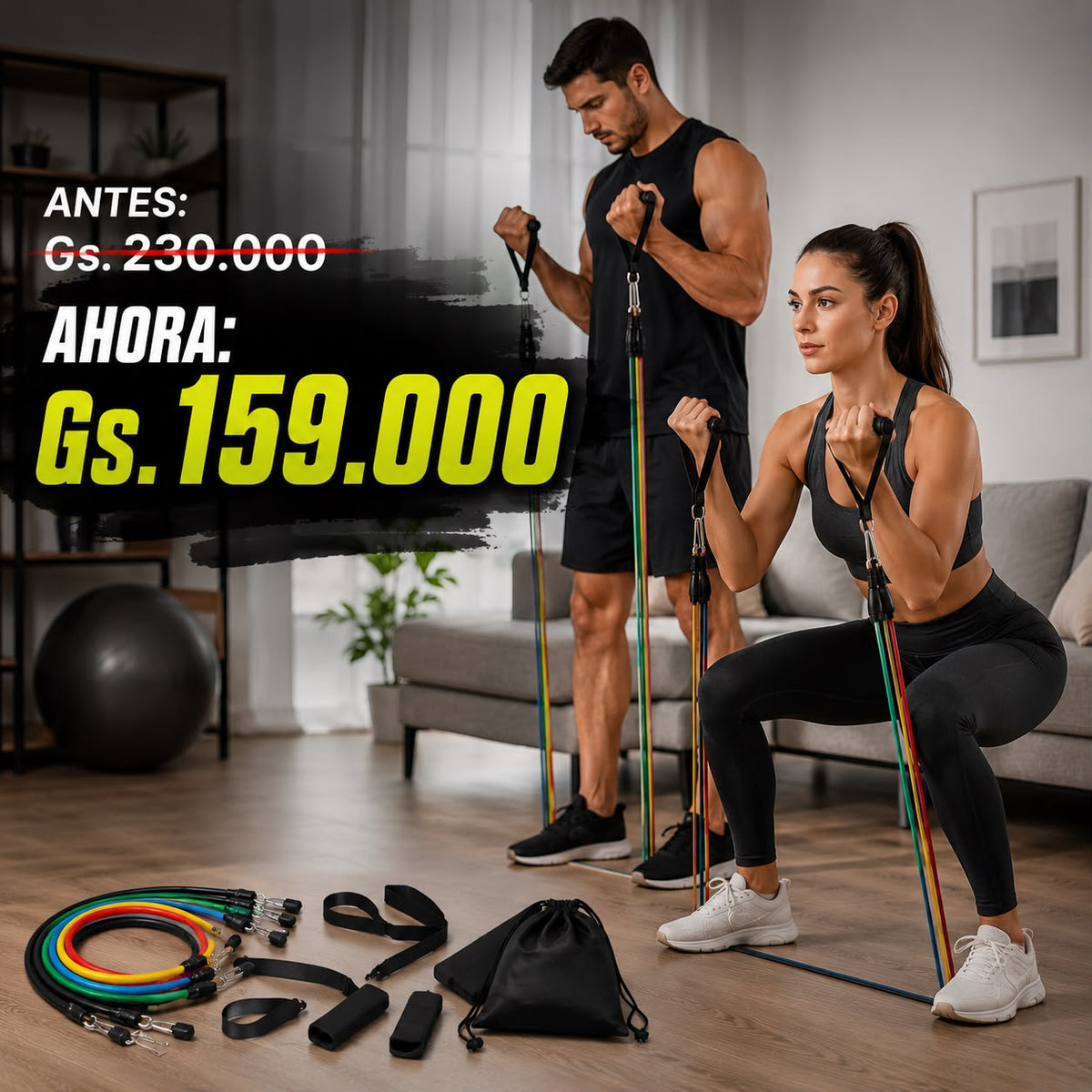 Bandas de resistencia 11 pcs