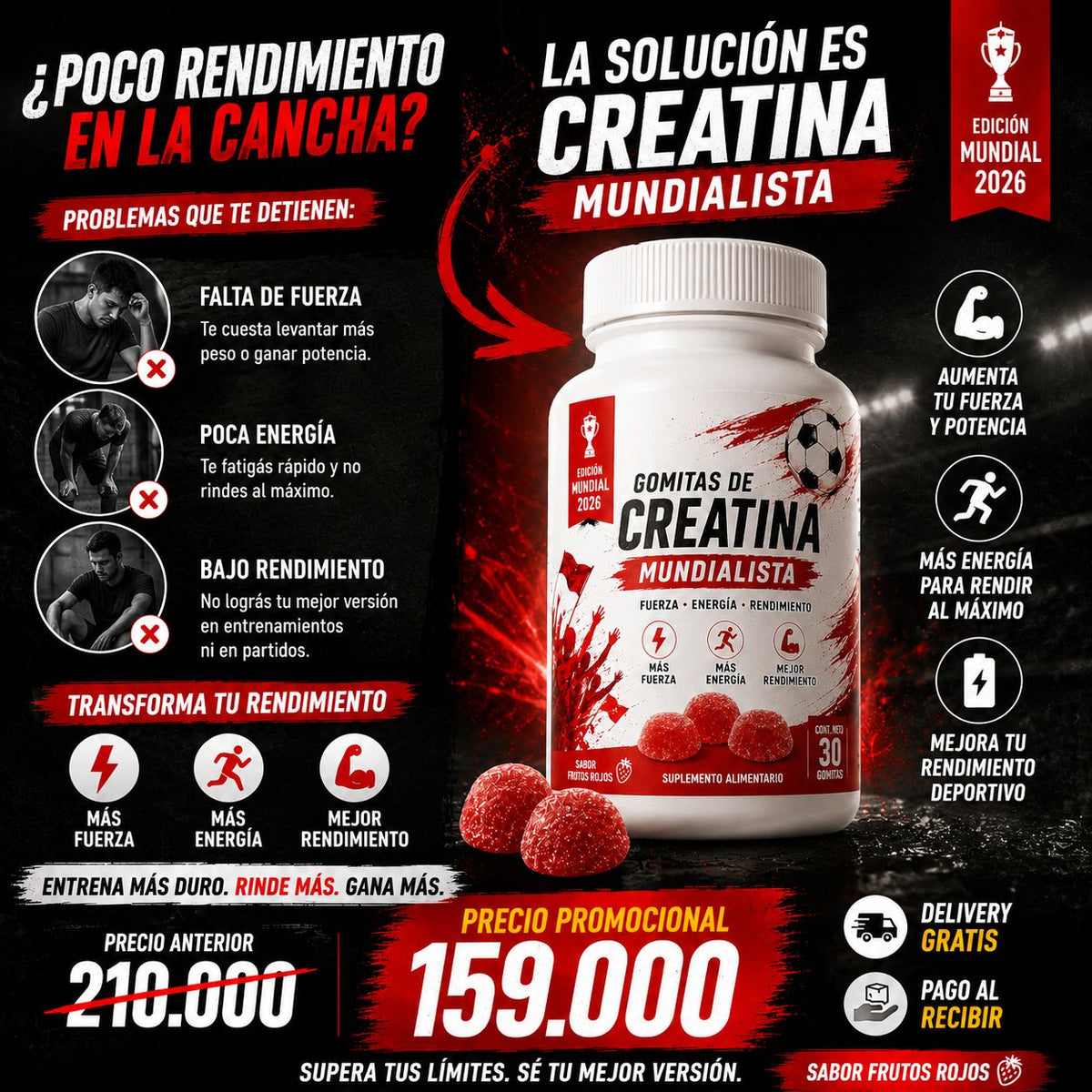 GOMITAS DE CREATINA