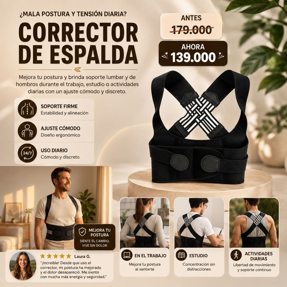 FAJA CORRECTOR DE POSTURA